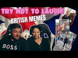 Americans try not to laugh challenge with viral British MEMEs and Fail!