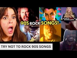 Millennials Try Not To Rock To 90s Rock Songs! (Green Day, Metallica, Nirvana) | React Reaction