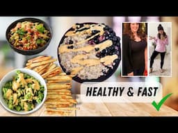 3 Quick & Easy Vegan Meals in Minutes | Healthy Plant-Based Recipes