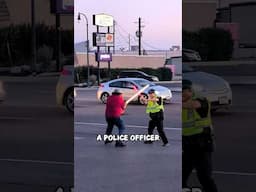 Cop Joins the Dark Side in Epic Lightsaber Duel! - Coolest Cop Ever! 😂 #shorts