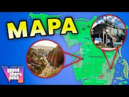 Las UBICACIONES CONFIRMADAS del mapa del GTA 6