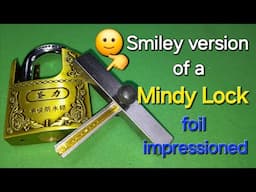 (418) Mindy Smiley Lock Foil Impressioned