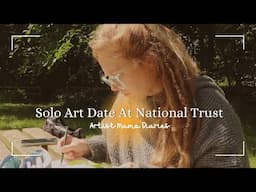 Solo Art Date | Canons Ashby National Trust 🌿 | Artist Diaries ✏️ | Illustrator Vlog 🌷