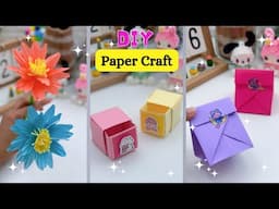 8 Easy Mini Paper craft Ideas / very Easy paper craft / miniature craft / Origami Craft
