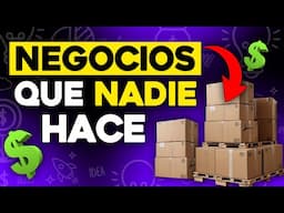 🤑 NEGOCIOS Que NO Habías PENSADO Que Son Una MINA DE ORO