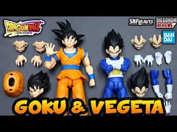 GOKU e VEGETA DAIMA SH Figuarts Unboxing e Review