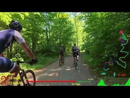 25 minute MTB Indoor Cycling Workout RANDONNEE VTT France 4K Video
