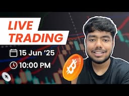 Crypto Live Trading | BTC, ETH, and Altcoins | Crypto Futures | 15 June - CoinDCX
