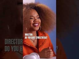 Wow! Dara Reneé can SEE music in colors?! 🎨 #DisneyDescendants #TheRiseOfRed #DisneyChannel