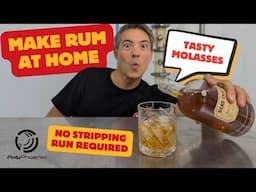 How to Distill Rum at Home using Golden Syrup & Molasses with Bubble Capper Still