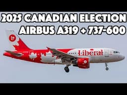 2025 Canadian Elections Aircraft: A319 and B736 action in Montreal (YUL/CYUL)