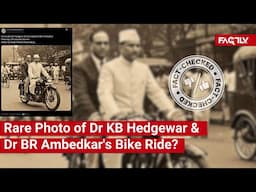 FACT CHECK: Does Viral Image Show Rare Photo of Dr KB Hedgewar & Dr BR Ambedkar Sharing Bike Ride?