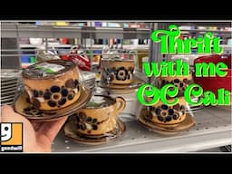 GOODWILL OC California thrift shop with me for awesome vintage haul, decor, and useful items. SoCal