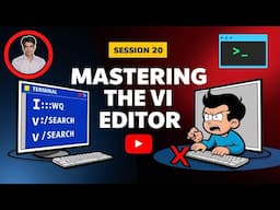 Session - 20 | Mastering the VI Editor: Essential Tips for Every Linux User