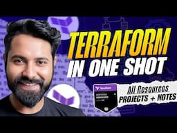 Terraform In One Shot | 3 Live DevOps Projects with Notes (Hindi)