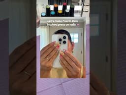 Puerto Rico press ons nails officially available on my website 🫶🏽