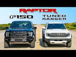 720hp F150 Raptor R v tuned Ranger Raptor: DRAG RACE
