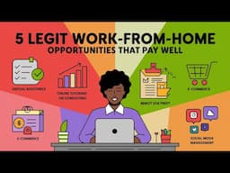 5 Legit Work-from-Home Opportunities That Pay Well