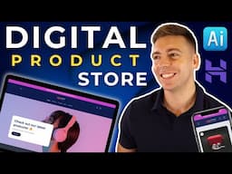 Ultimate Digital Product Store Tutorial (Domain, Hosting & AI Online Store Builder) 2025