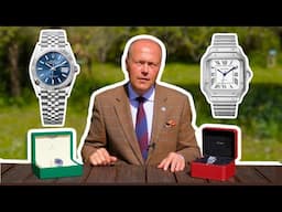 ROLEX DATEJUST OR CARTIER SANTOS · WHICH ICON TO PICK?