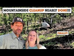 #799 -Mountainside Brush Cleanup Nearly Done! Off Grid Water System Update!
