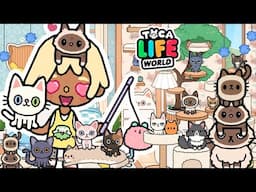 TOCA BOCA 😼 SWEET CAT HOUSE - ideas house 🐯 TOCA LIFE WORLD