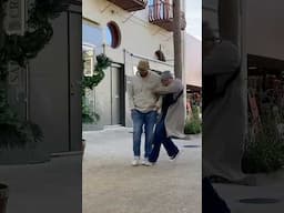 Scared her in heels! 👠 😬 bushman prank #scareprank #funny #pranks #bushmanprank