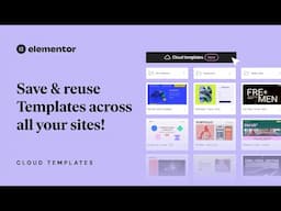 Stop rebuilding the same sections over and over! Introducing Cloud Templates 🚀