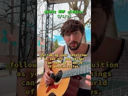 first time using ebow on acoustic guitar.