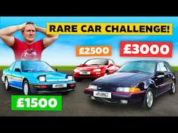 £3000 Rare Car Challenge!