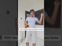 VERASAX DROP SAX AND LEARN GUITAR....NO NO NO NO😂😂#lawrenceoyor #noturningback #gaius