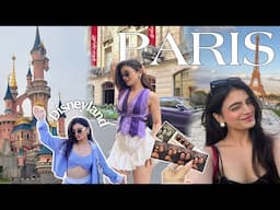 PARIS vlog pt2🇫🇷!! DisneyLand, Eiffel Tower, museums & more…