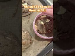 the only tip to make them perfect #shorts #asmr #cookies