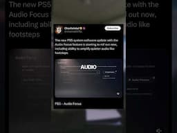 NEW PS5 Audio Focus Feature 🎮 (Hear Footsteps LOUDER)👣