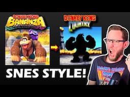 Donkey Kong Bananza BUT it's DK Country (Pixel Art Tutorial)