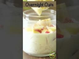 Overnight oats for Weight Loss planning #ytshorts #weightlossdiet #recipe  #weightlosstips