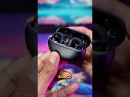 Fone Bluetooth que parece Brinco - QCY Crossky C30 🎧🔥