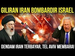 SEKETIKA ISRAEL BERUBAH JADI NERAKA! Ratusan Rudal Iran Hantam Tel Aviv, Netanyahu Menyerah?