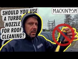 Should You Use A Turbo Nozzle To Clean Roofs?