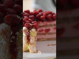 Raspberry Charlotte #youtubeshorts #shorts #recipe #dessert #