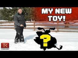 The 1988 Yamaha Snoscoot is the Best Winter Toy!