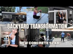 SMALL BACKYARD MAKEOVER !  DIY home updates on + DIY toddler Gift.