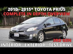 2010-2015* Toyota Prius 3rd Gen Complete Indepth Overview & Review (Ext, Int, Test Drive)