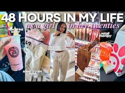 TWO DAYS IN MY LIFE VLOG ⟡ just a girl in her 20s, shein tryon haul, coffee runs, chill vibes + more
