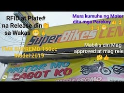 Honda TMX SUPREMO Plaka at RFID Nakuha kna mga pre