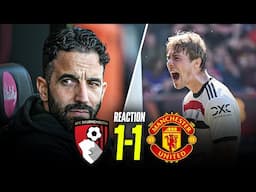 FRUSTATED BEYOND BELIEF For Amorim...Happy For Hojlund | BOURNEMOUTH 1-1 MAN UTD