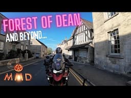 Forest Of Dean motorcycle tour on a BMW 1250 GSA and Triumph Tiger 900