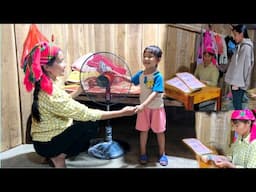 With hard work, mother and Bong were helped by a good person with some money to buy an electric fan