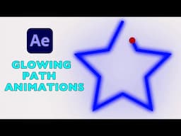 The Secret to Smooth Glowing Path Animations |After Effects Tutorial #aftereffects