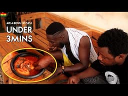 He ATE A BOWL OF FUFU UNDER 3MINS 😦🤯🤯|| Afternoon Lunch With My Brothers